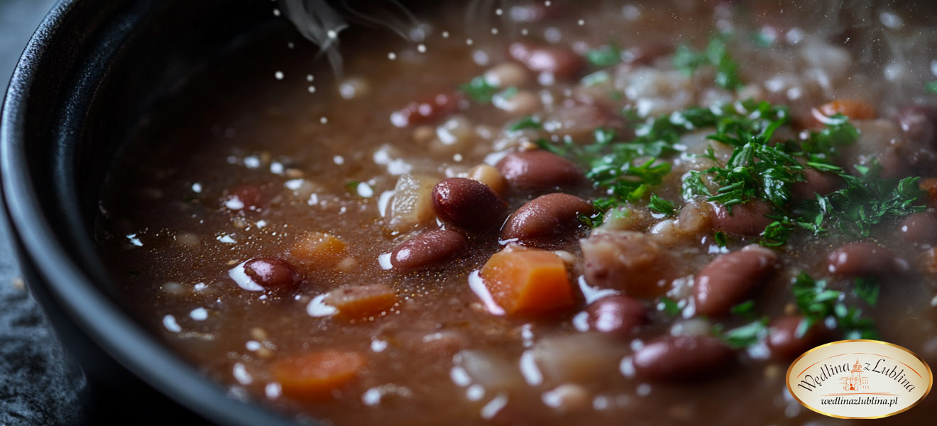 Syta Zupa Fasolowa z Swojską Kiełbasą Pomysł na proste danie