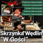 Skrzynka Kosz Pomysł na Prezent Swojskie Wędliny