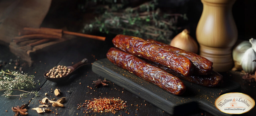 Naturalne Swojskie Kabanosy Wołowe w Jelicie Baranim