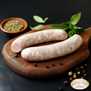 Kiełbasa biała parzona krótka – gotowa do spożycia kiełbasa wieprzowa w klasycznej formie