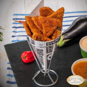 Nachos z kurczaka w rożku