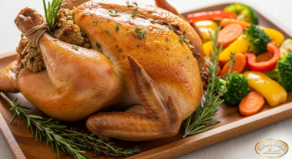 pyszny kurczak faszerowany