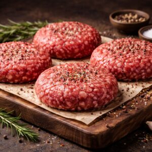 Burgery wołowe/ Hamburgery 4szt