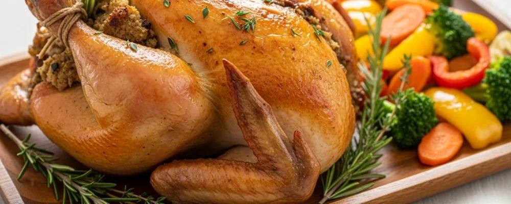 pyszny kurczak faszerowany